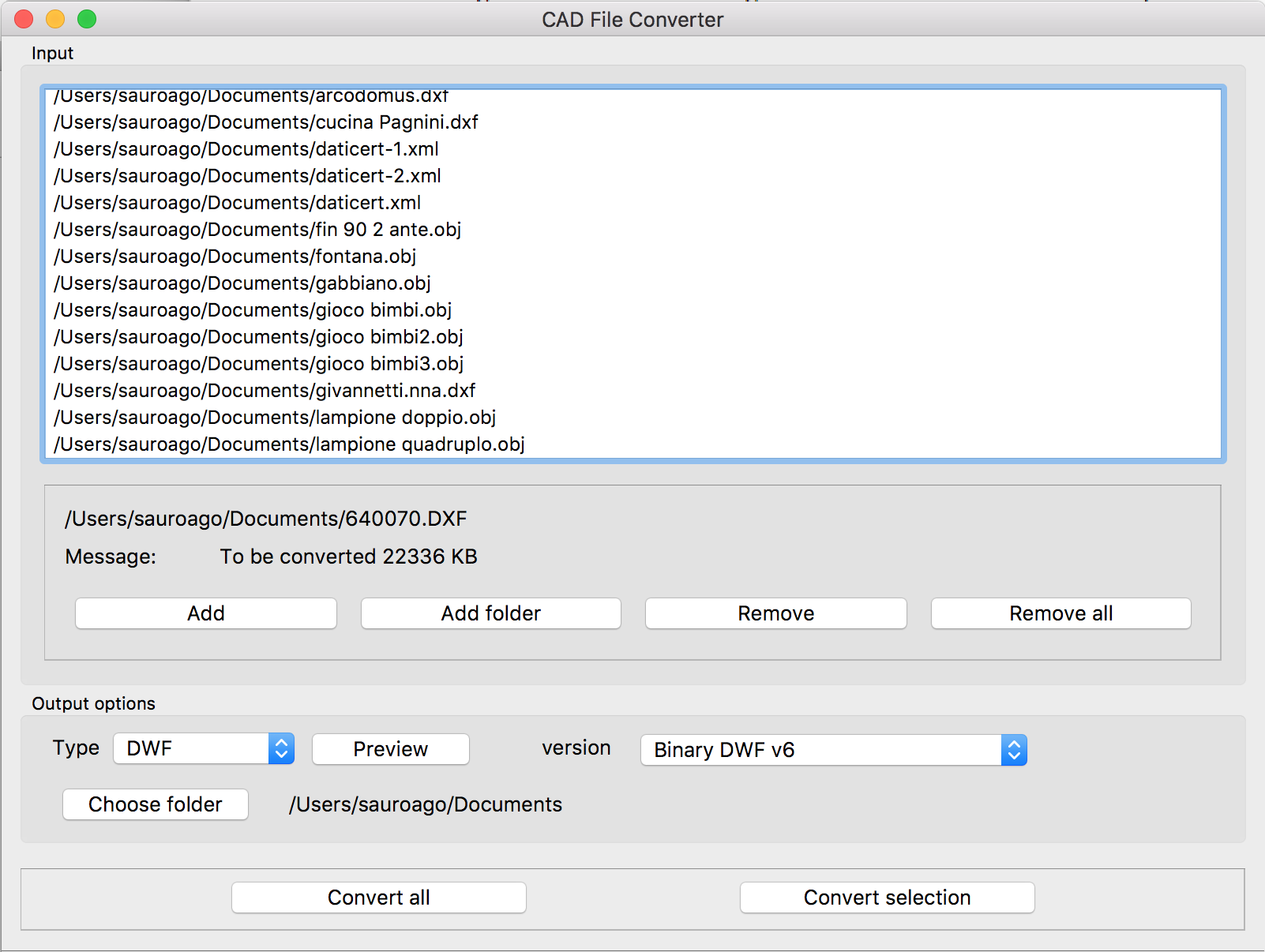 CAD File Converter  DWGDXFPDF and others  convert, view and print